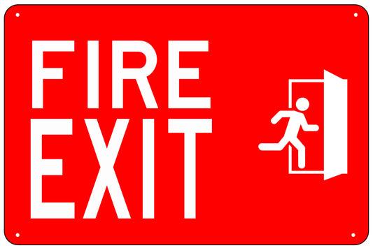 Fire Exit Standard Sign