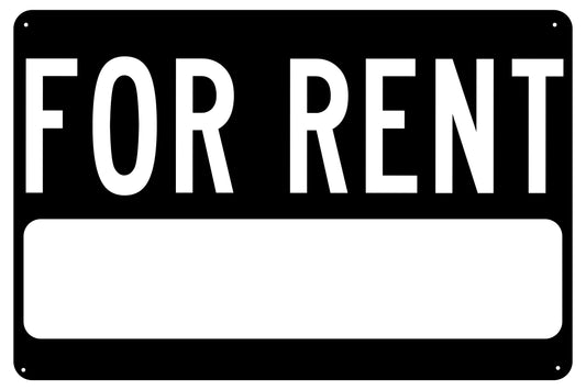 Standard For Rent Sign