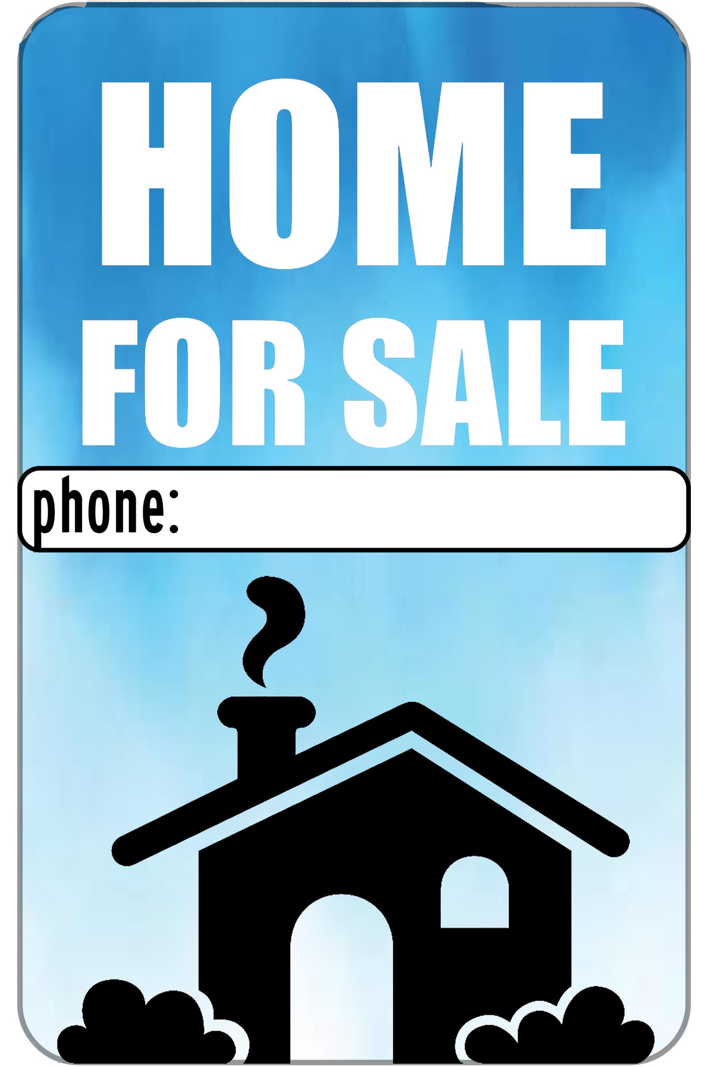 Home For Sale Metal Sign