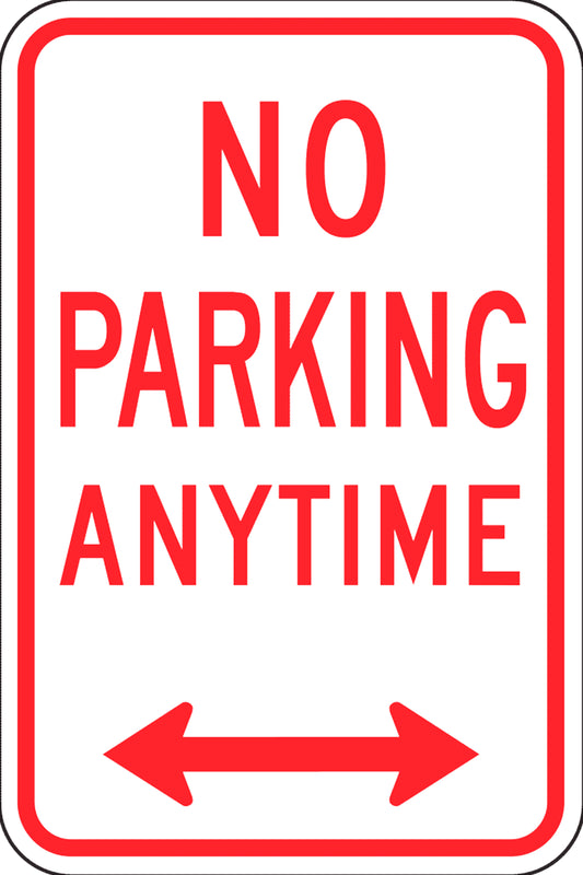 "No Parking Anytime"