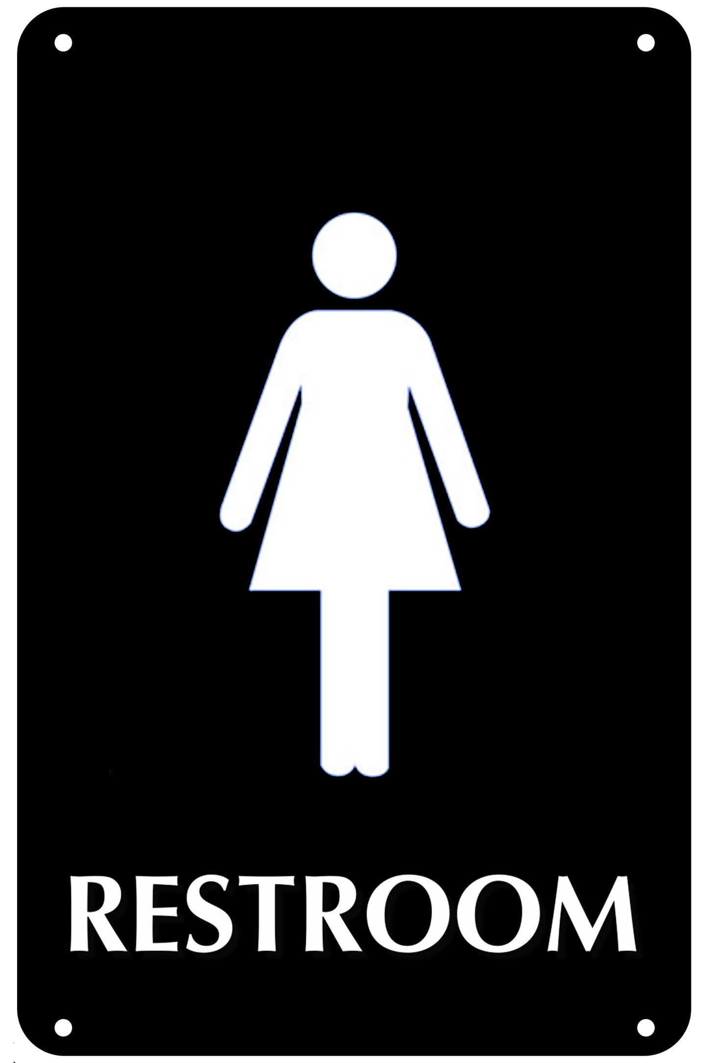 Standard Women's Restroom Sign