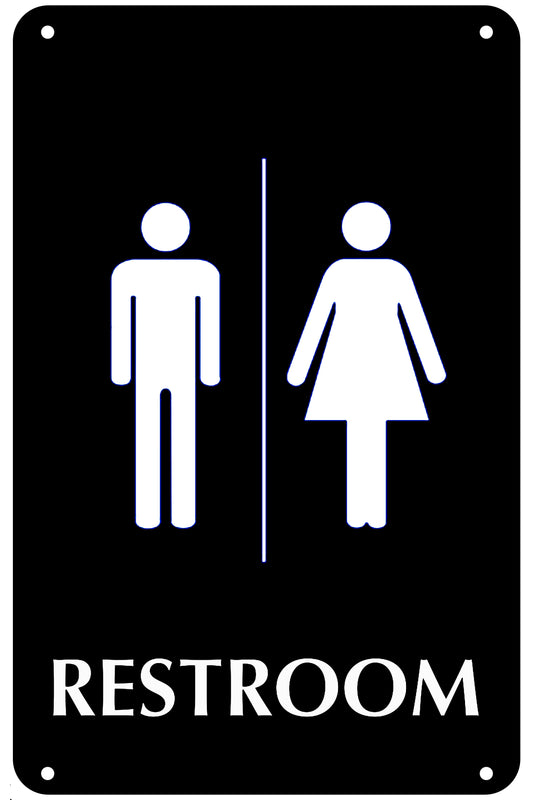 Standard Men's and Women's Restroom Sign