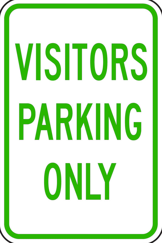 "Visitors Parking Only"